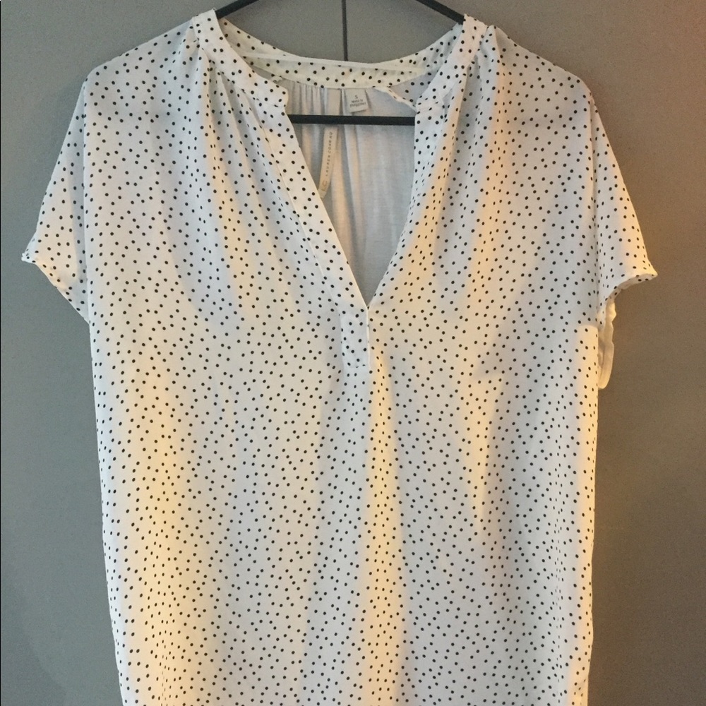 Lauren Conrad polka dot blouse